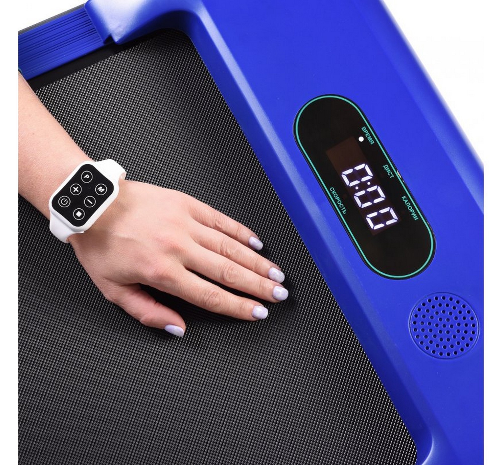 Беговая дорожка электрическая EVO Fitness Fusion blue