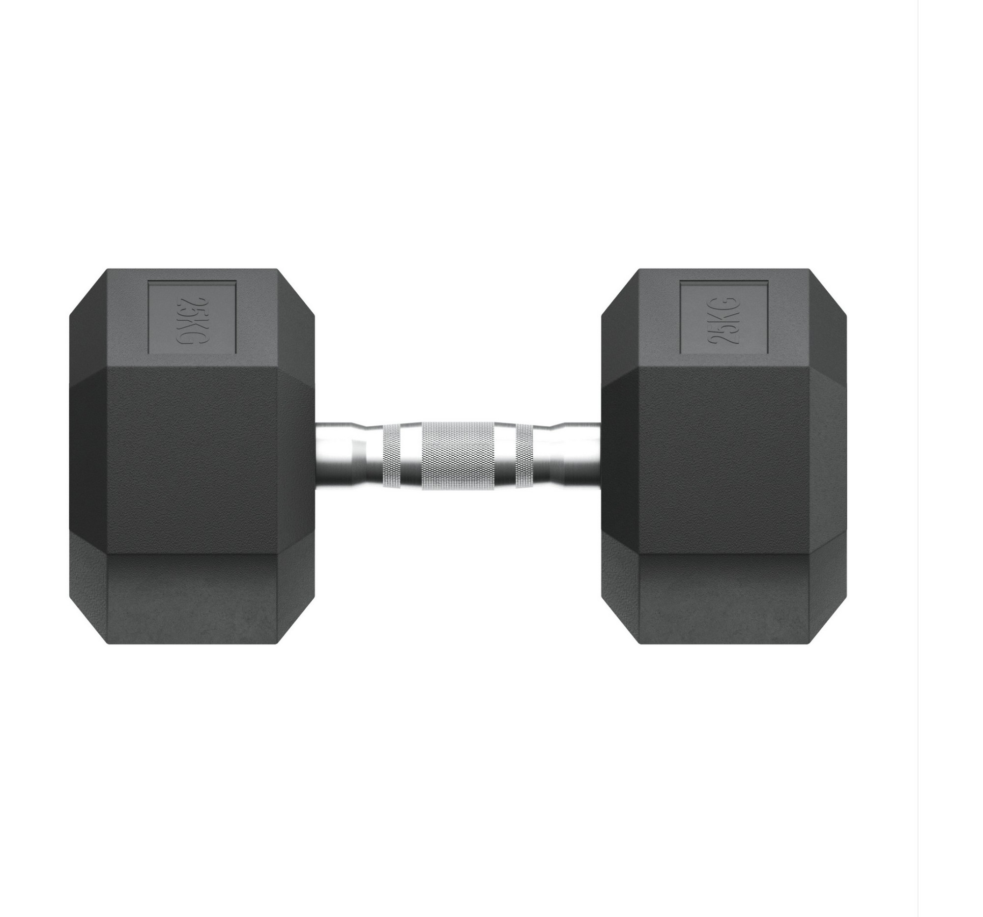 Гантель гексагональная обрезиненная 25 кг UnixFit DBHEX25