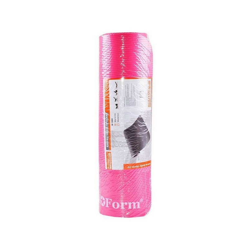 Коврик гимнастический Body Form BF-YM04 183x61x1,0 см розовый