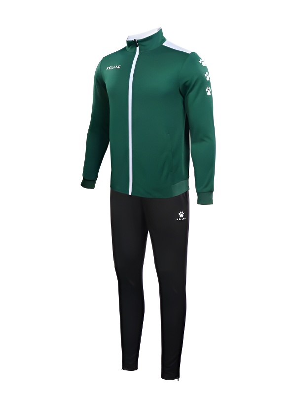 Детский спортивный костюм Kelme Tracksuit 3773200-311 Green\Black