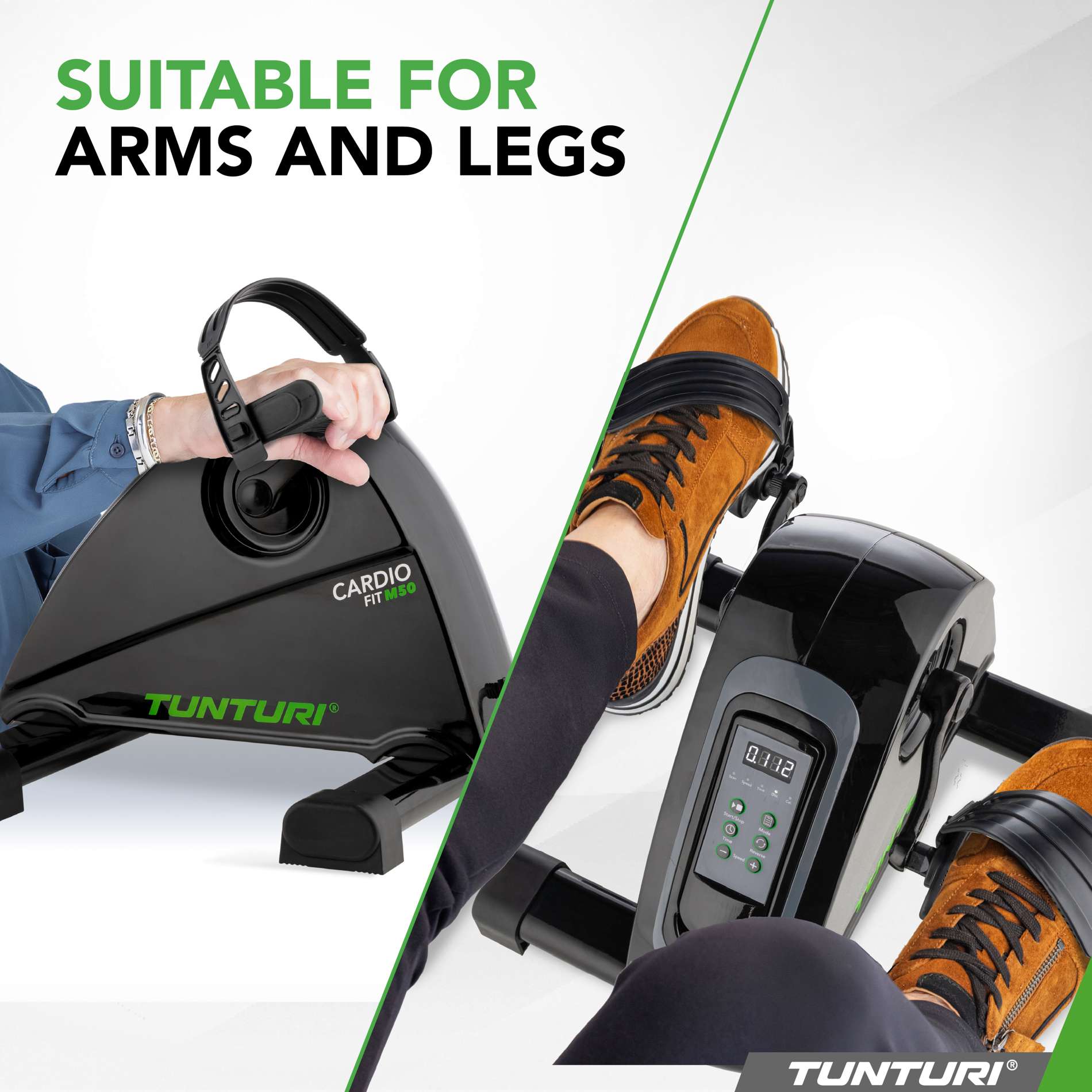 Мини-велотренажер моторизированный Tunturi Cardio Fit M50 23TCFM5000