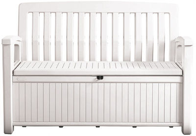 Скамья садовая белая Patio Bench