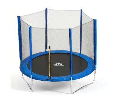 Батут DFC Trampoline Fitness 12ft наружн.сетка (366см) 12FT-TR-B синий