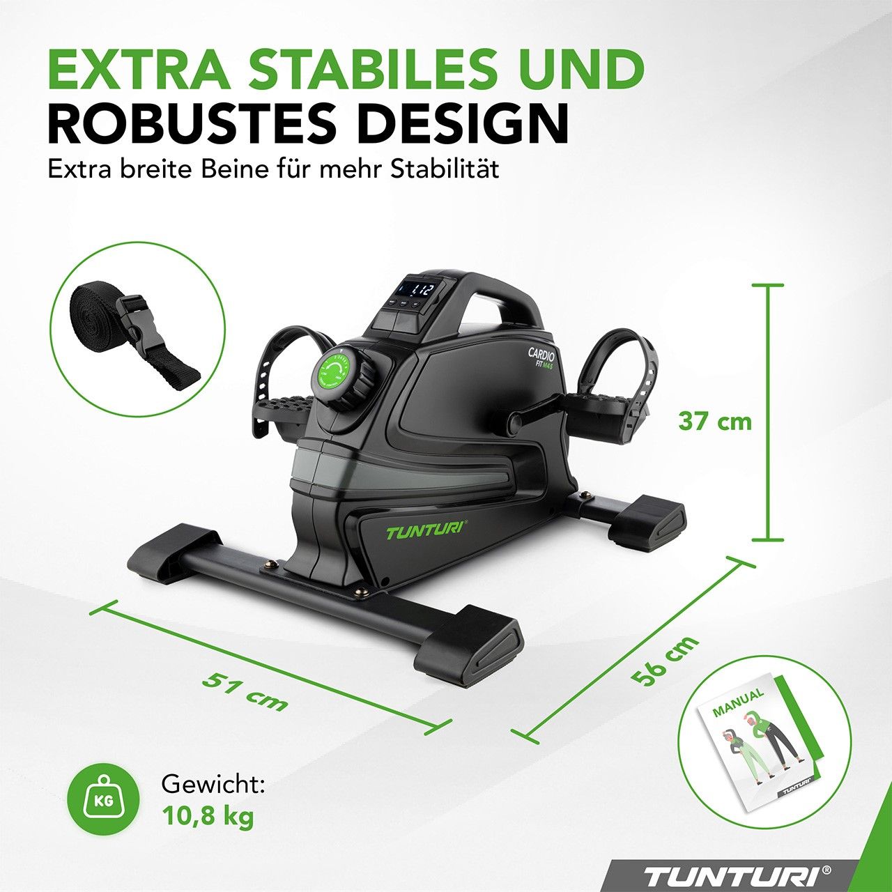 Мини-велотренажер магнитный Tunturi Cardio Fit M45 23TCFM4050