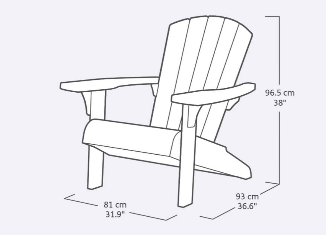 Кресло Трой Адирондак Silver Sage (Troy Adirondack)