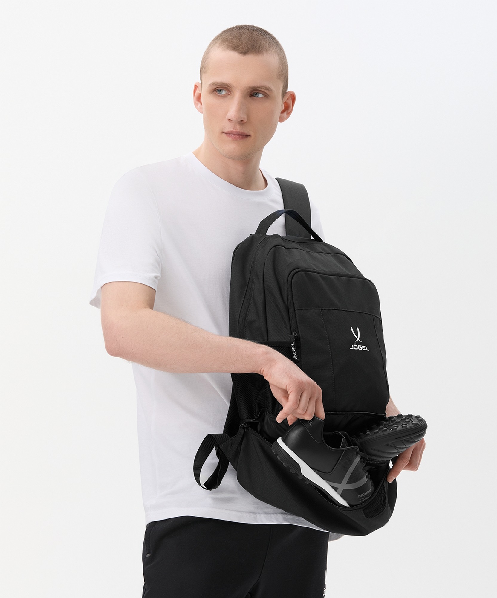 Рюкзак с двойным дном Jogel CAMP Double Bottom 2.0 черный