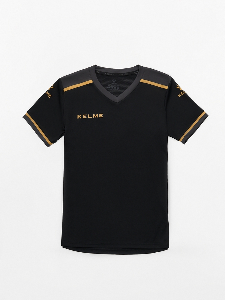 Детская футбольная форма Kelme Children's Short-sleeved Football Uniform Set 7451ZB3793-037 Black