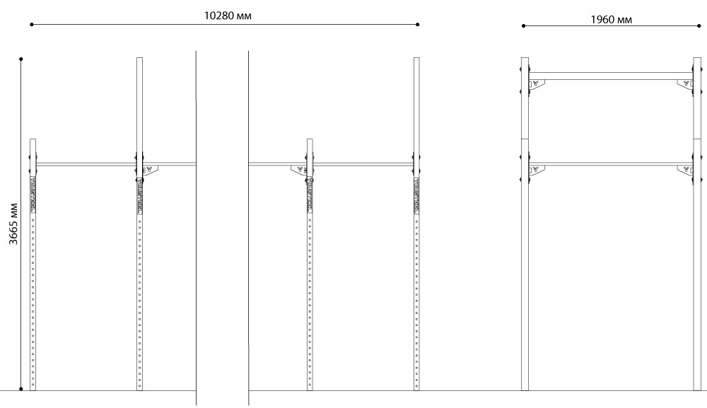 Функциональная рама YouSteel ФР-9800-1800-1