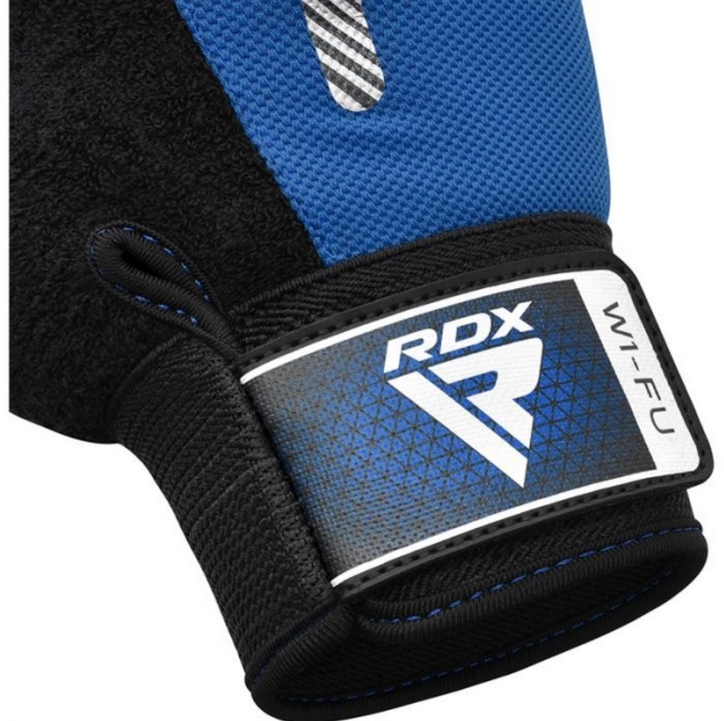 Перчатки RDX Gym Weight Lifting W1F черный\синий