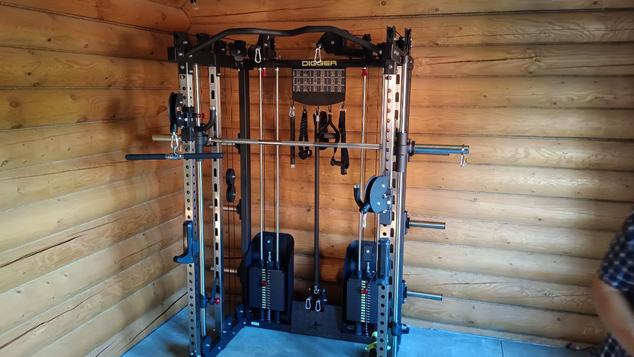 Мультикомплекс с машиной Смита Hasttings Digger HD005-7 | Premium Fitness