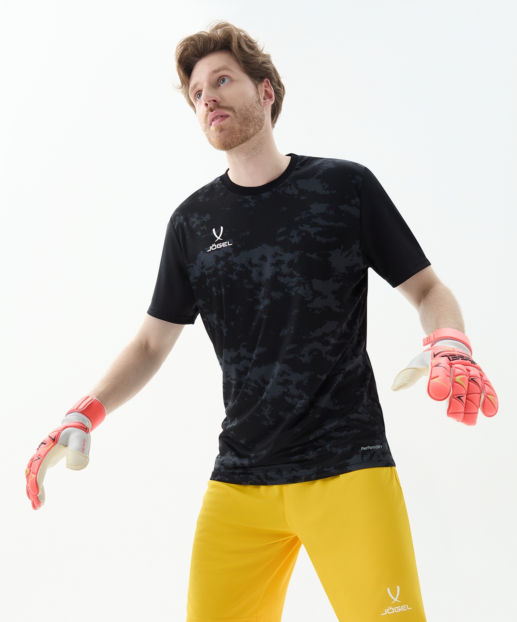 Футболка вратарская Jogel DIVISION PerFormDRY SPLASH GK Jersey, черный