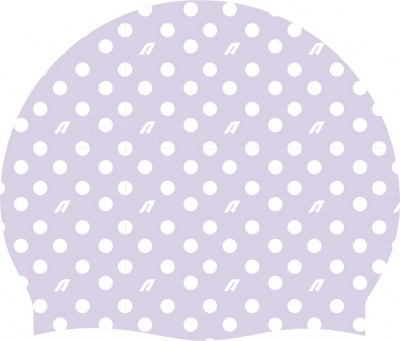 Шапочка для плавания Atemi silicone cap Point violet TSC1PV Принт