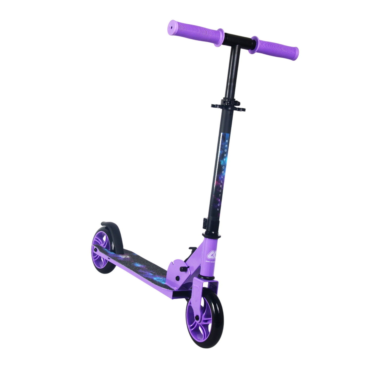 Самокат 145мм Sport Collection CK-SJ145-43 violet (фонарь и наклейка в подарок)