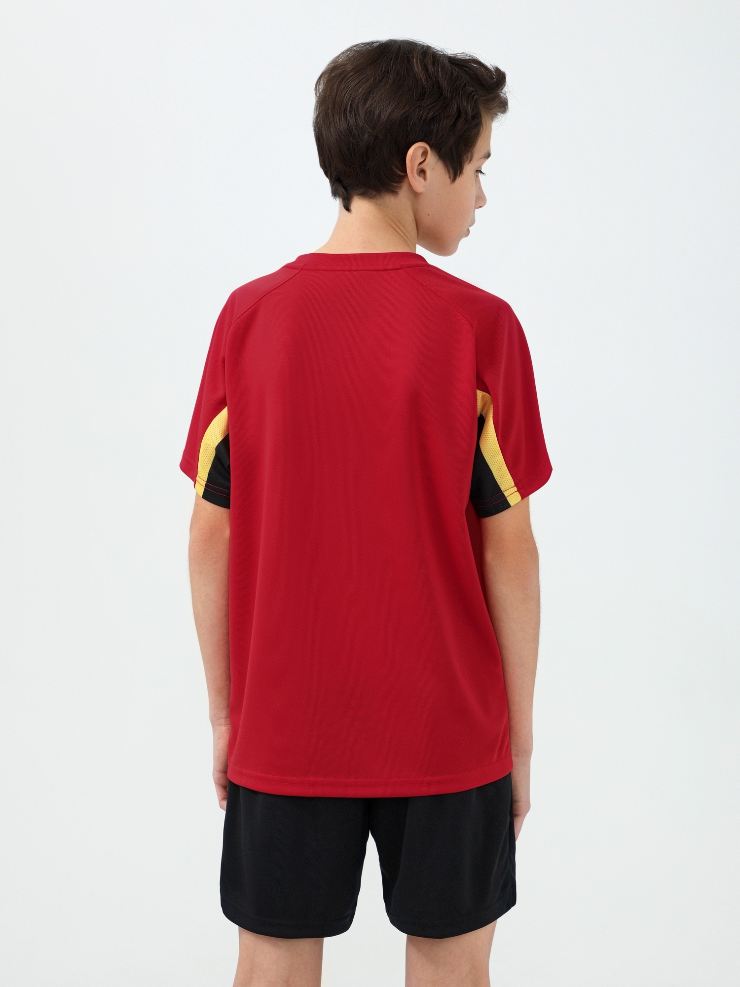 Детская футбольная форма Kelme Short-Sleeved Football Suit 8251ZB3002-600 Red\Black
