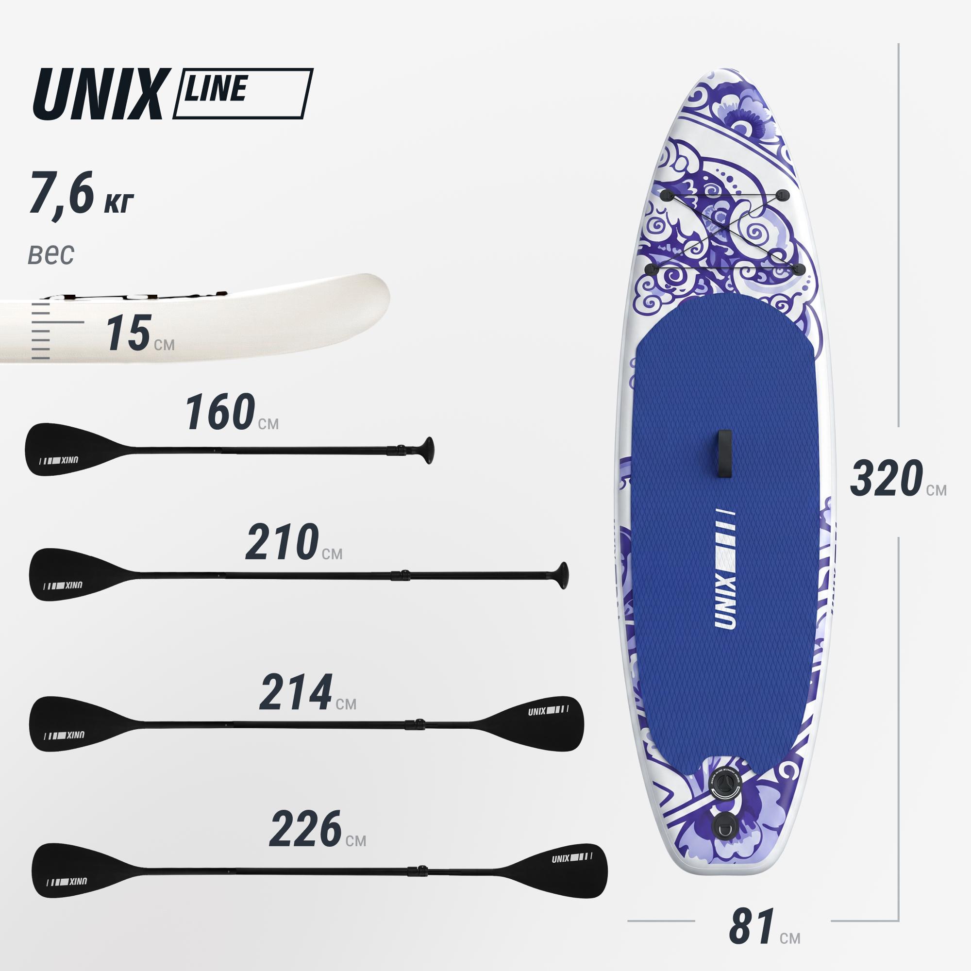 SUPборд (320см) Unix Line Glaze SUPGZ320