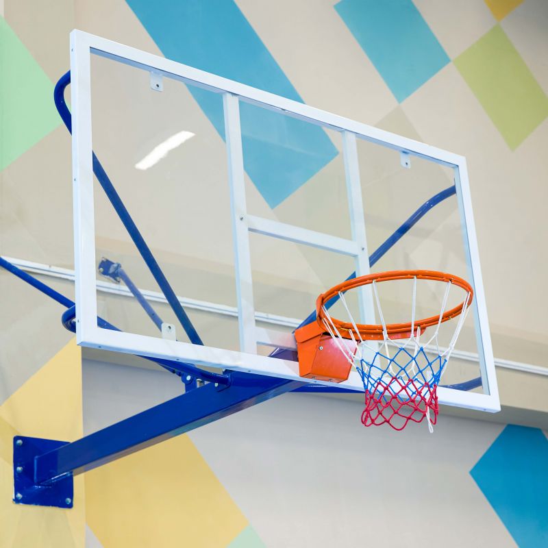Щит баскетбольный игровой (монолитный поликарбонат) 1050х1800 мм Zavodsporta