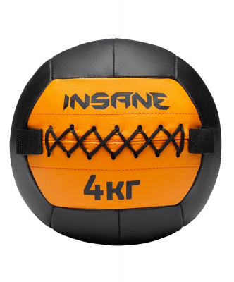 Медбол 4кг Insane IN24-WB100 оранжевый