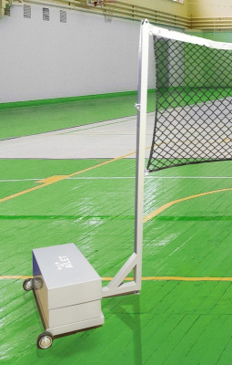 Стойки бадминтонные мобильные с противовесами по 50 кг игровые (пара) Atlet