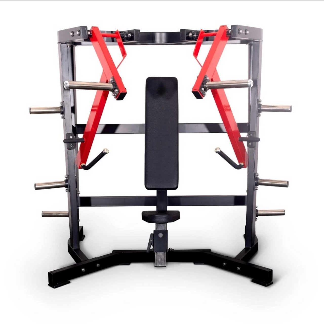 Широкий грудной жим Protrain PP107 на свободных весах, черно-желтый | Premium Fitness