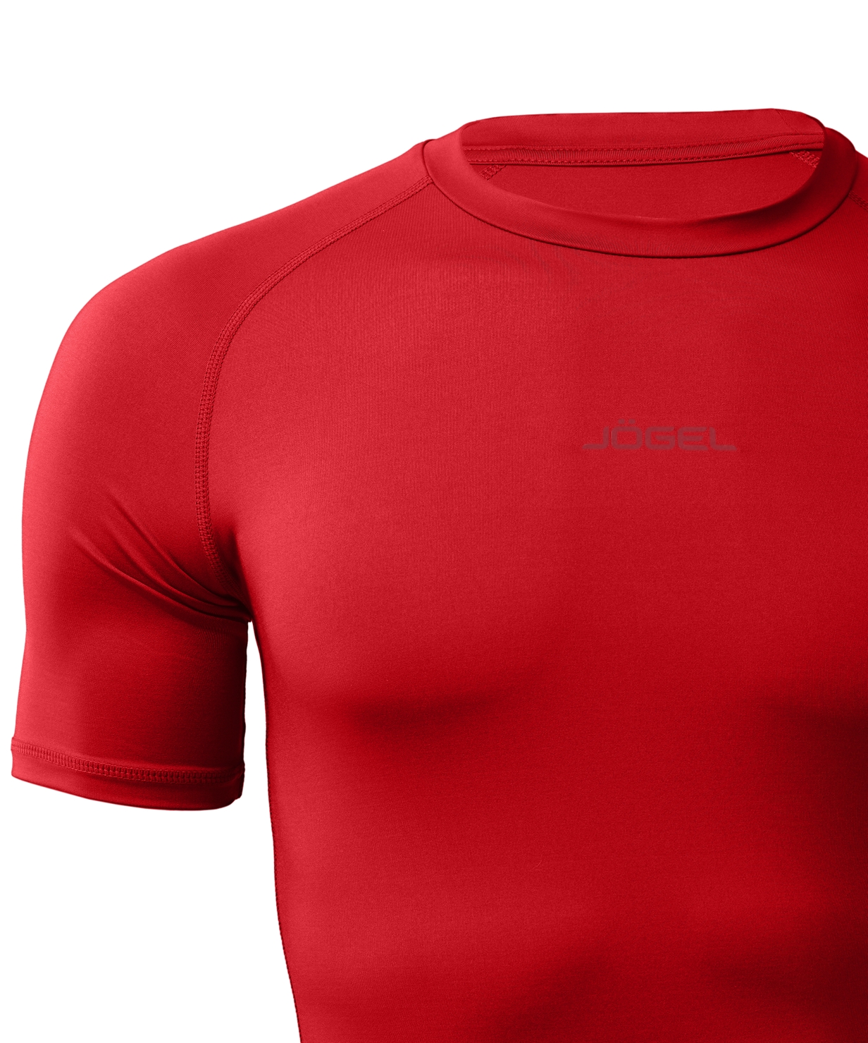 Футболка компрессионная с коротким рукавом Jogel CAMP PerFormDRY Baselayer SS Tee, красный