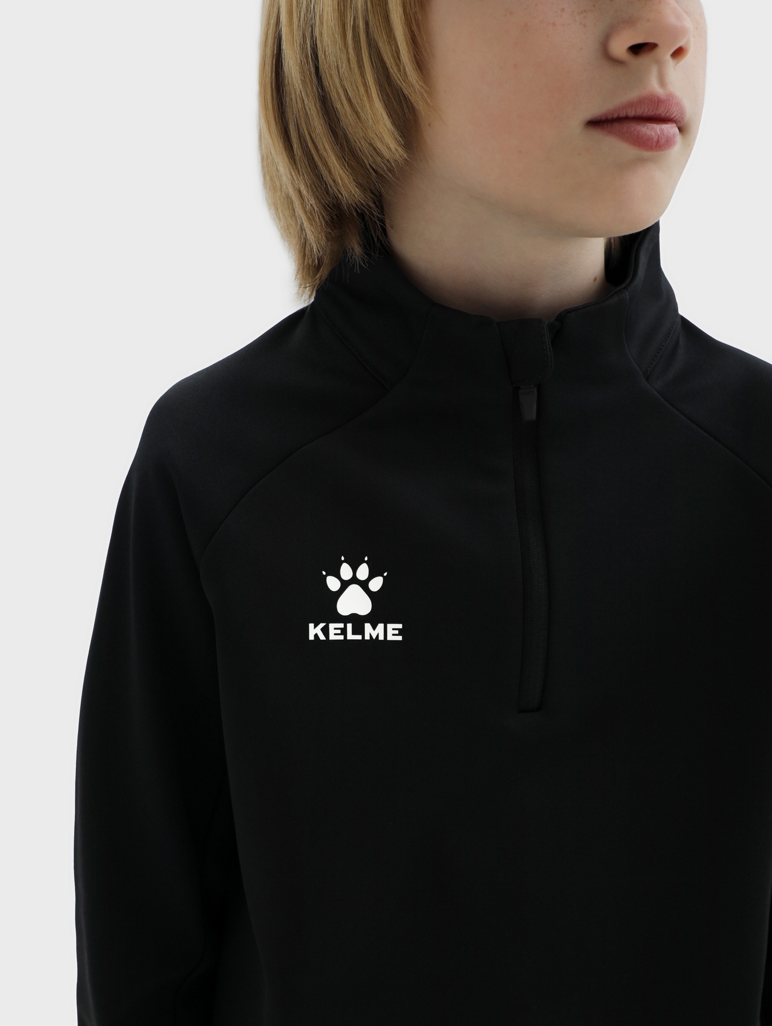 Детская олимпийка Kelme Children's Pullover (plus Fleece) 7461TT3052-000 Black