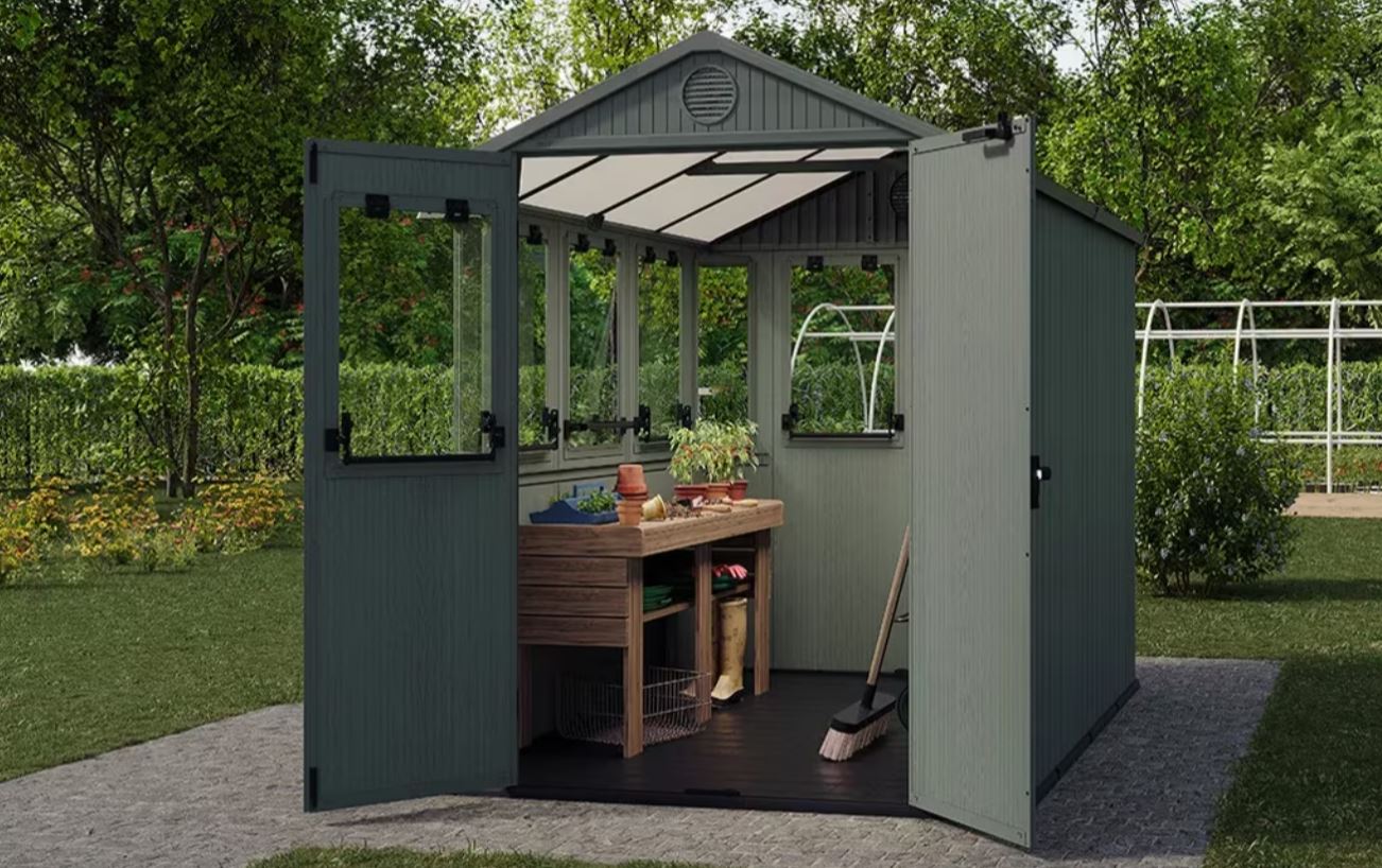 Сарай садовый "Поттинг" Potting shed Evotech Green 6x8
