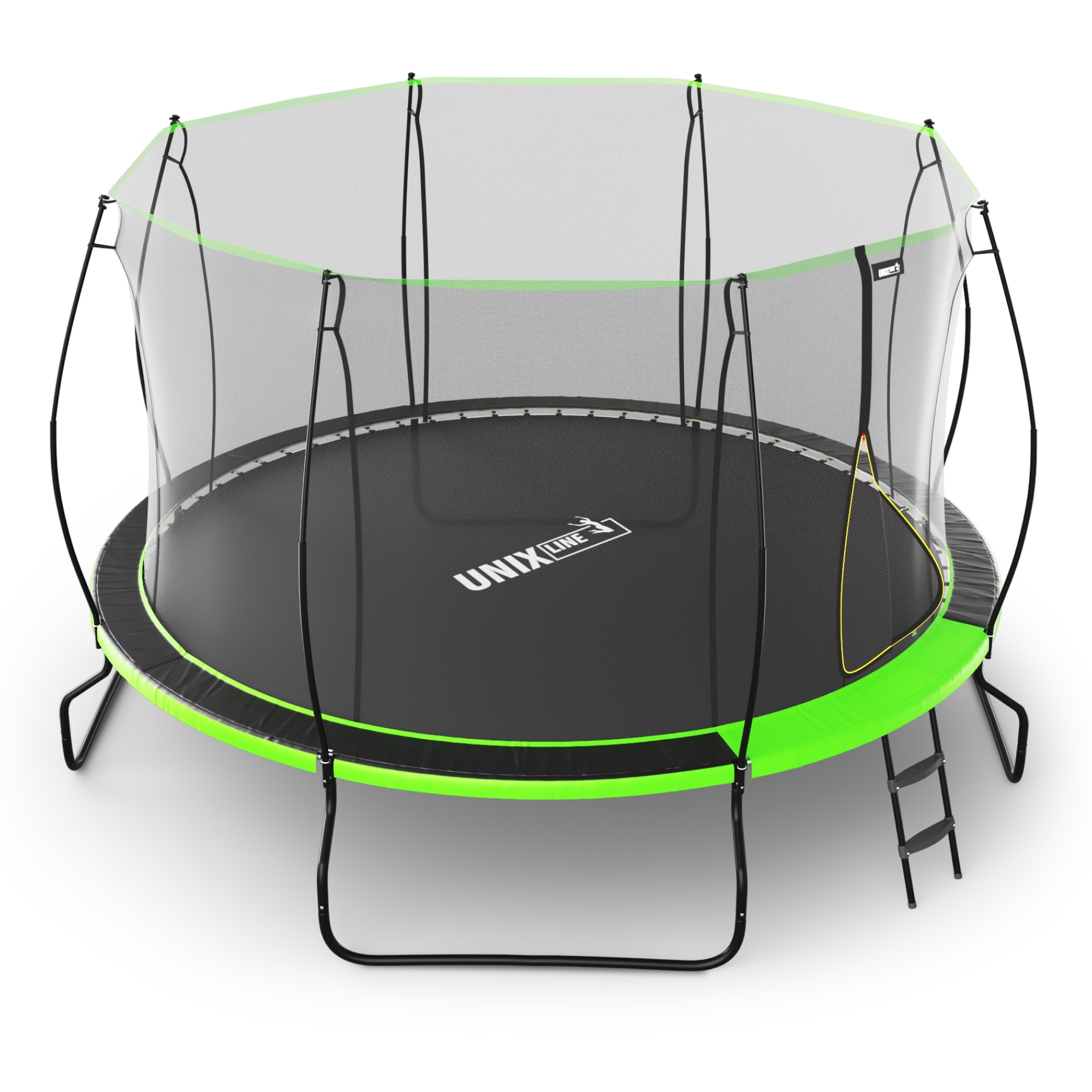 Батут 12 ft Unix Line UFO TRUF12GR4 Green