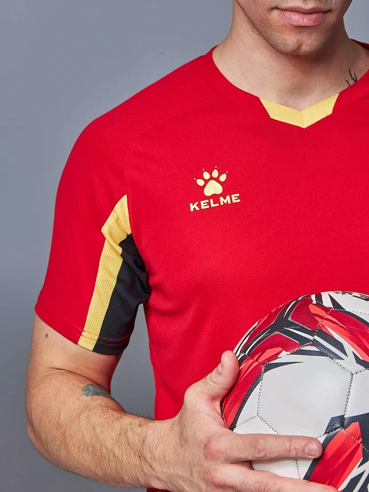 Футбольная форма Kelme Short-Sleeved Football Suit 8251ZB1002-600 Red\Black