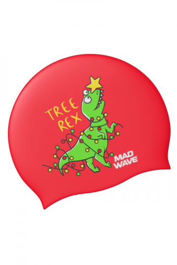 Силиконовая шапочка Mad Wave Happy New Year M0554 29 0 05W