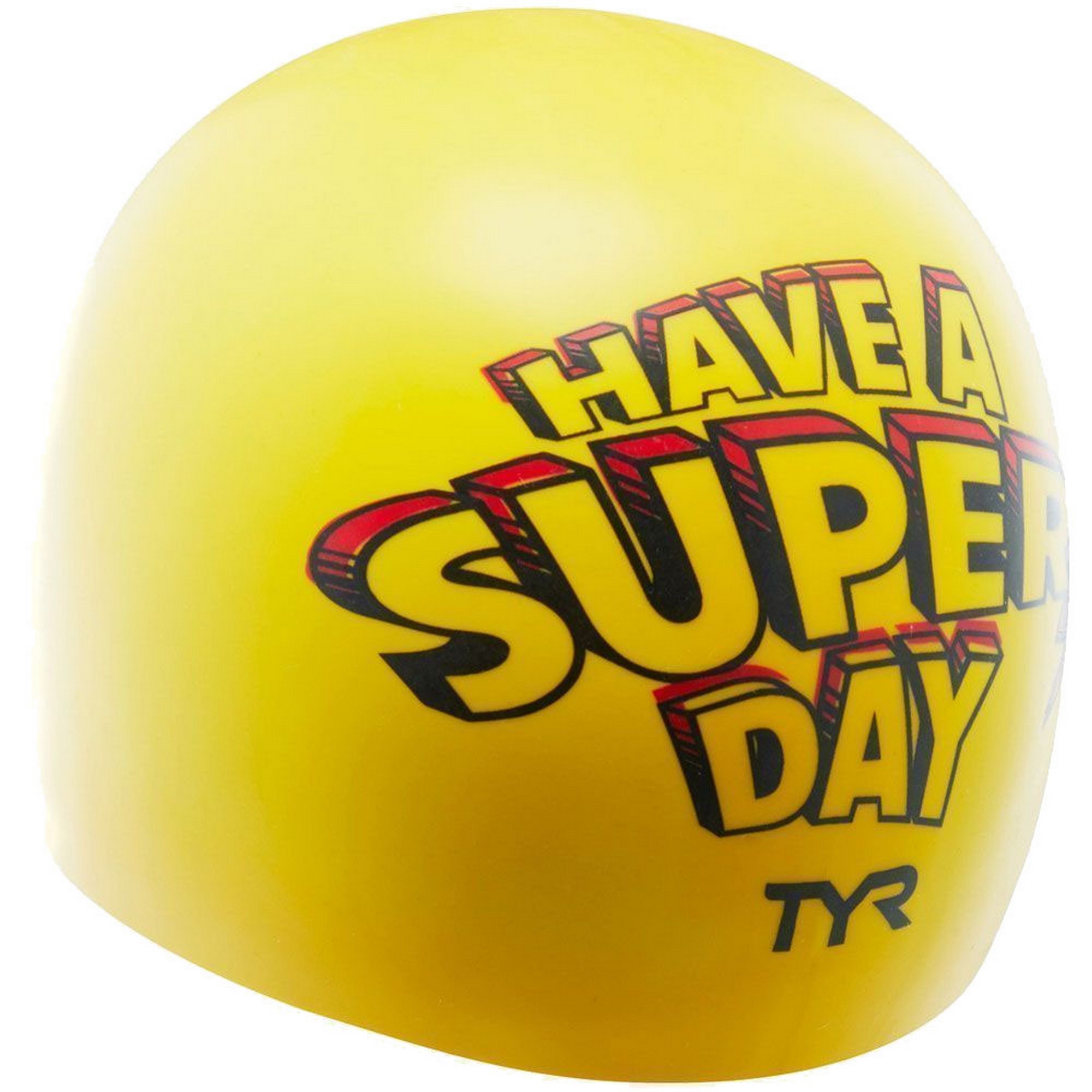Шапочка для плавания TYR Super Day Swim Cap LCSSPRDY-720 желтый