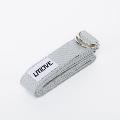 Ремень для йоги UMOVE Yoga Stretching Strap YS24-LG светло-серый