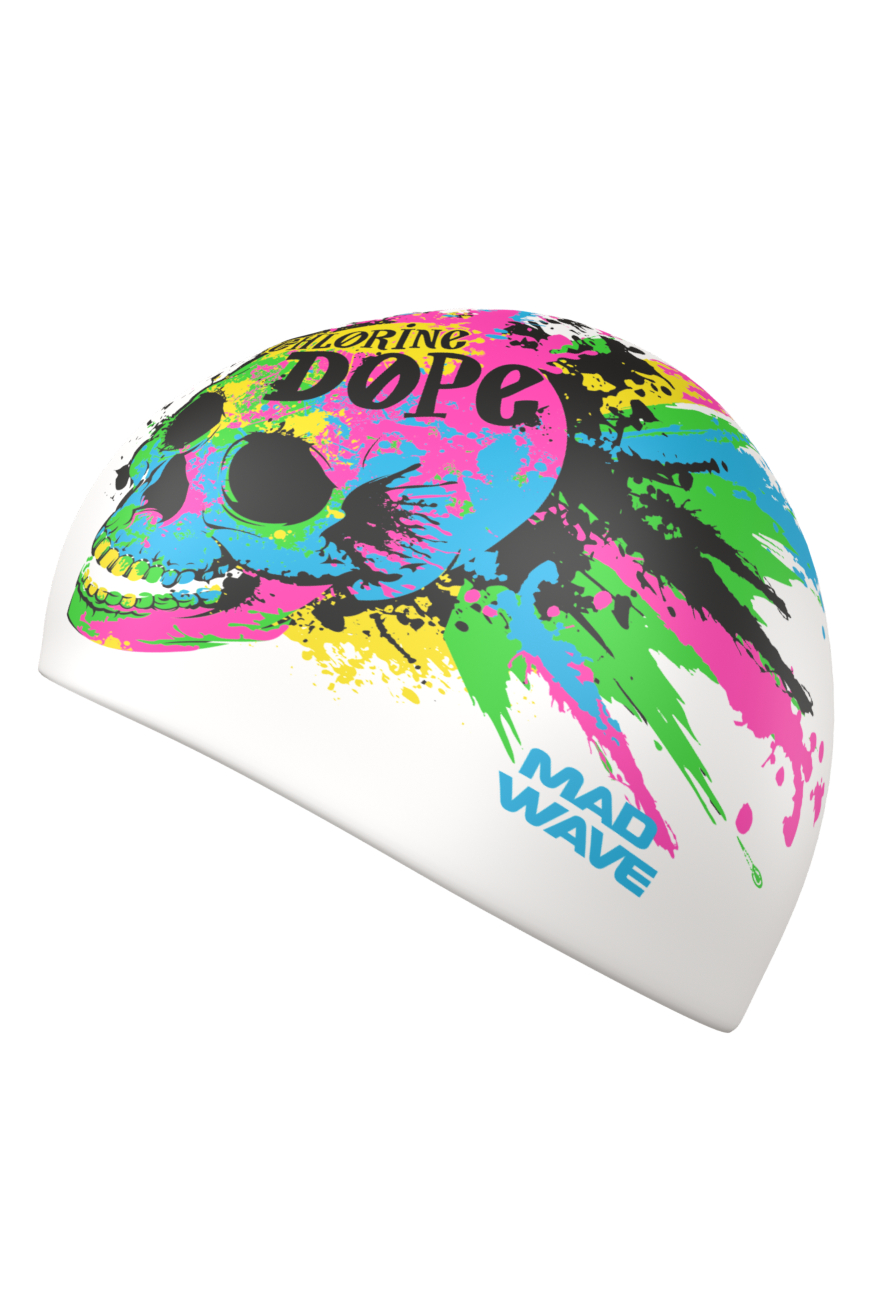 Силиконовая шапочка Mad Wave Chlorine dope M0554 63 0 00W белый