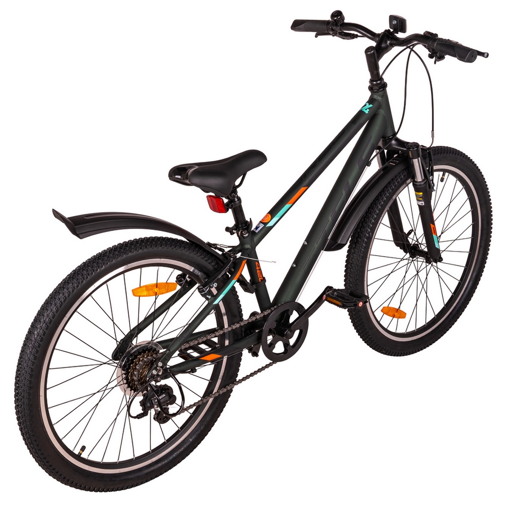 Велосипед 24" Stels Turbo 420 V (рама 12) (ALU рама) (6-ск.) 2026 X0000001862 Темно\зеленый
