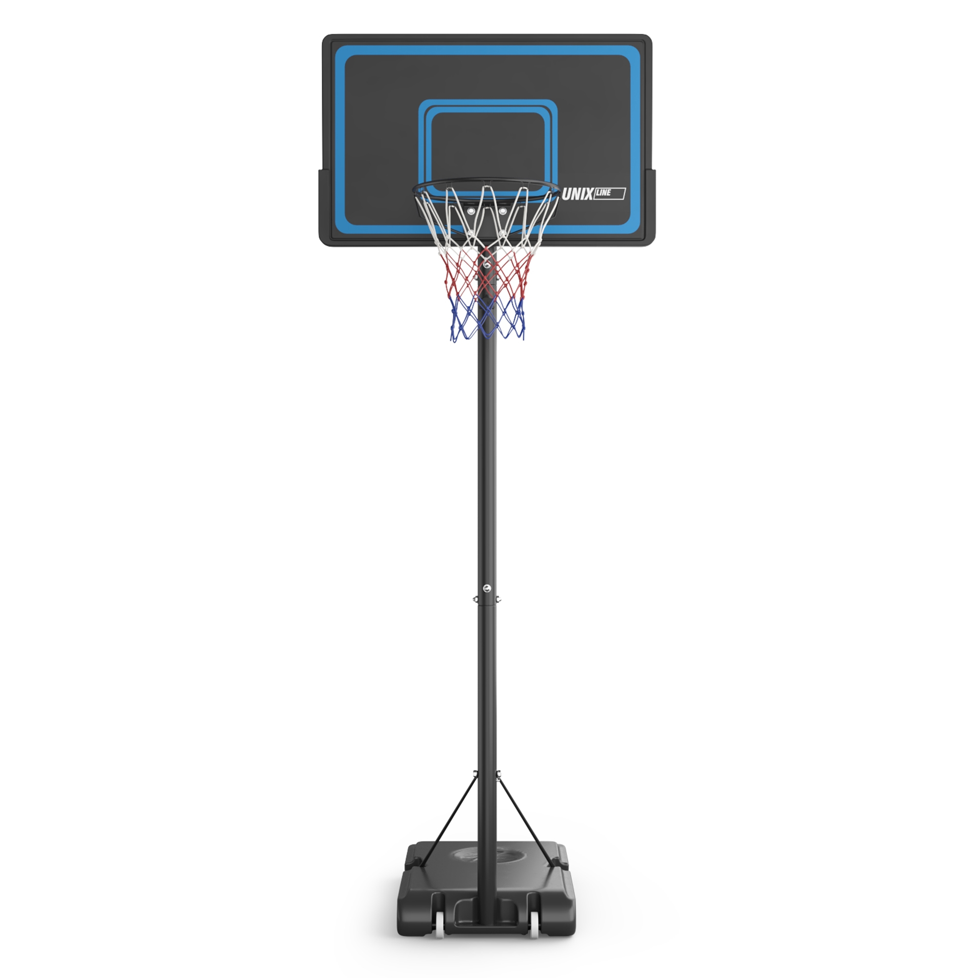 Баскетбольная стойка Unix Line B-Stand-PE 44"x28" R45 H135-305см BSTS305_44PEBK