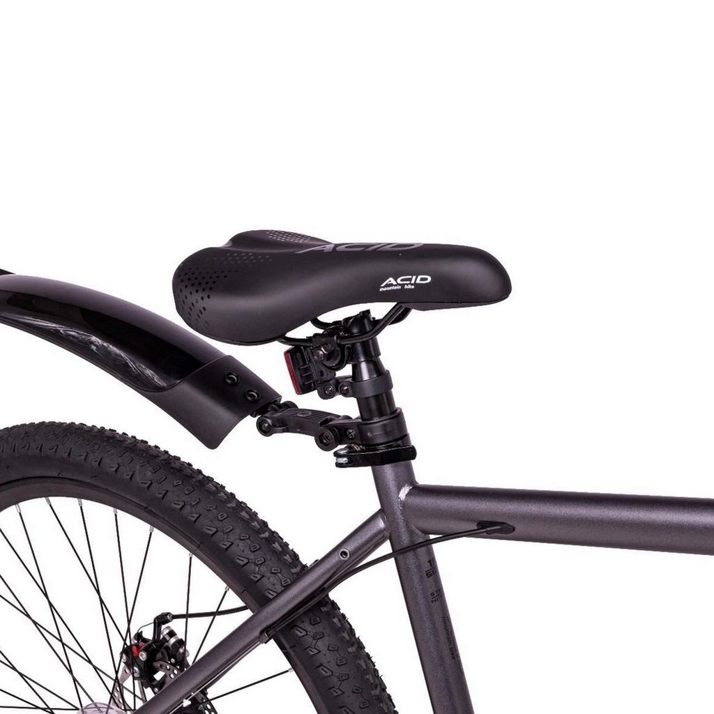 Велосипед 27,5" Acid F 730 D Gray 053976 Flat\Black