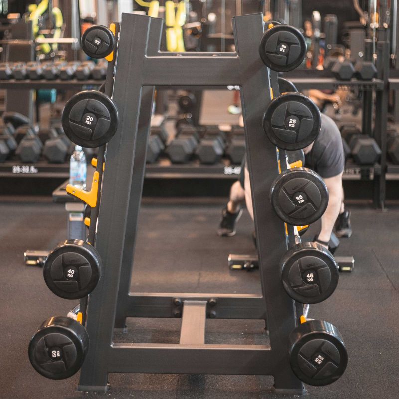 Стойка для штанг 10 шт DHZ A3055 | Premium Fitness