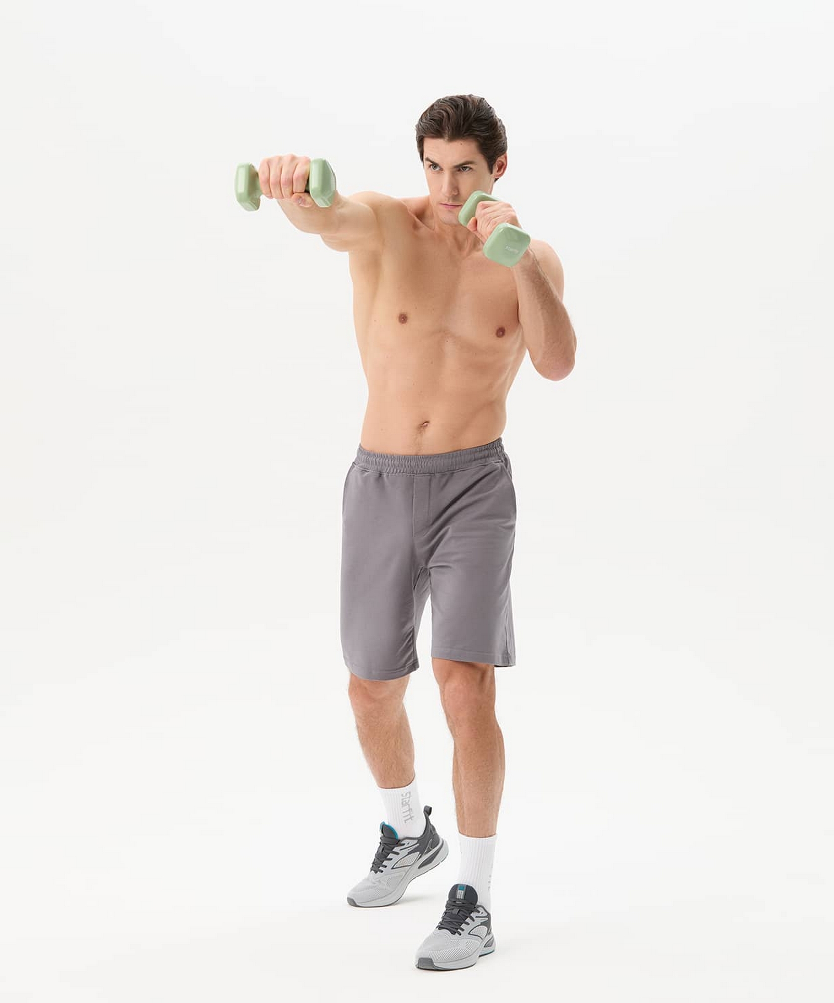 Гантель виниловая 3 кг Star Fit DB-106 оливковый