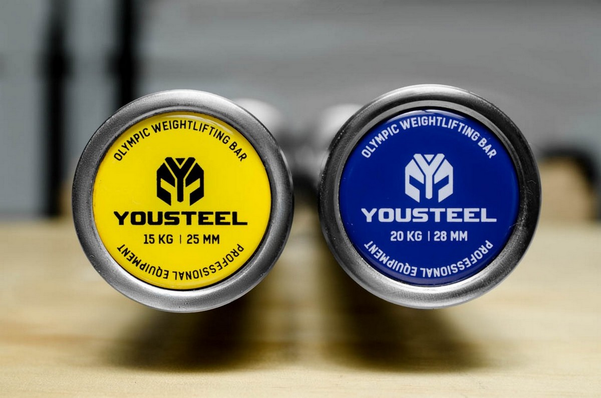 Гриф олимпийский тяжелоатлетический L2200, D50мм YouSteel 20 кг