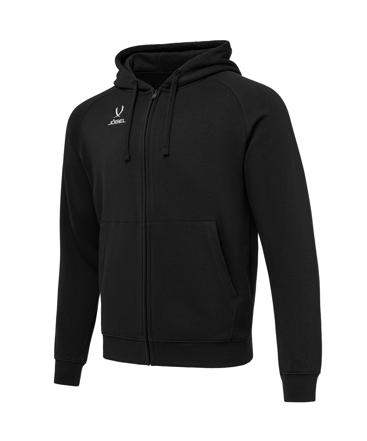 Худи Jogel ESSENTIAL Club reglan Cotton Zip Hoodie 99, черный