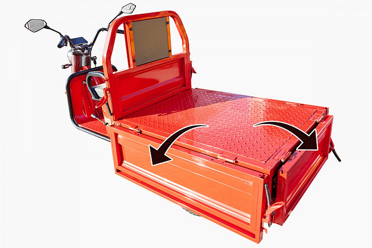 Грузовой электротрицикл RuTrike Амулет 1100 60V650W 024450-2741 серый