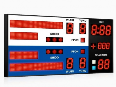 Табло для дзюдо Импульс 710-D10x9-D8x3-L2xS8x64-L2xS8x32-S10-P1