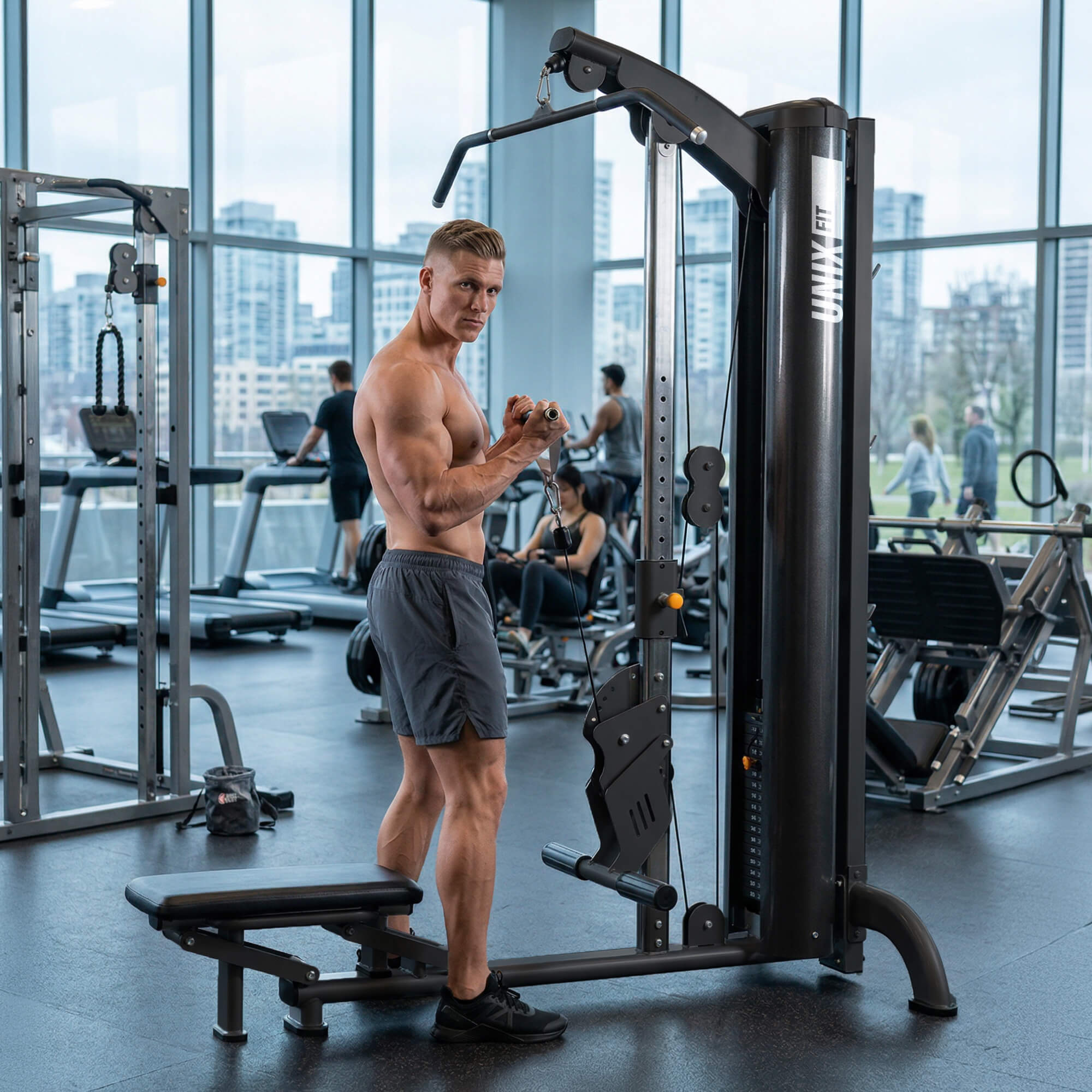 Тяга универсальная вертикальная\горизонтальная UnixFit 100 PRO (UC-9901)