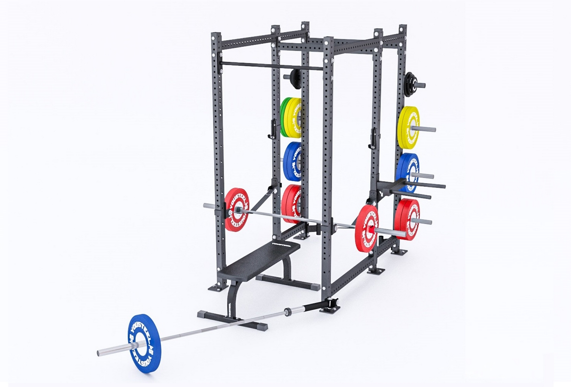 Силовая рама YouSteel SINGLE RACK PLATE 2 | Premium Fitness