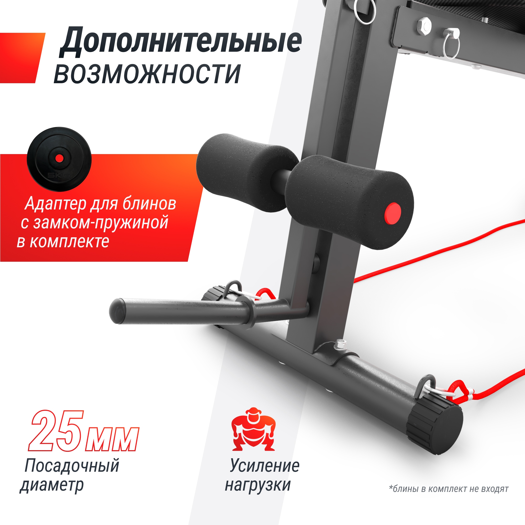 Скамья силовая универсальная UnixFit BENCH 150 BSBN150