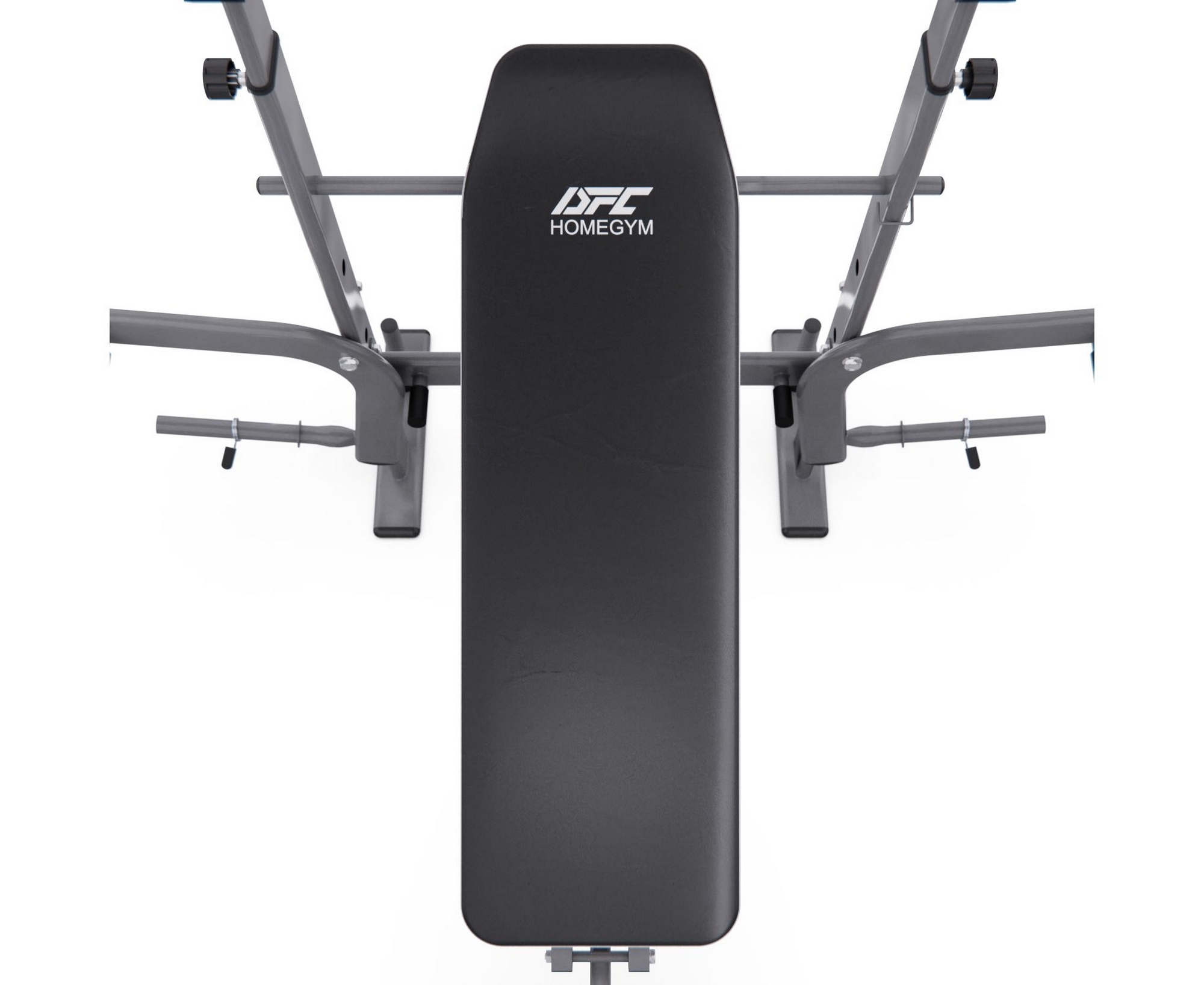 Скамья со стойками под штангу с партой для бицепса DFC D703/2 | Premium Fitness