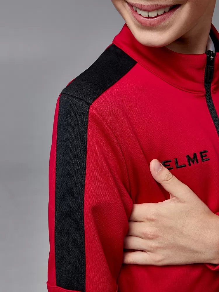 Детский спортивный костюм Kelme Tracksuit 3773200-611 Red\Black