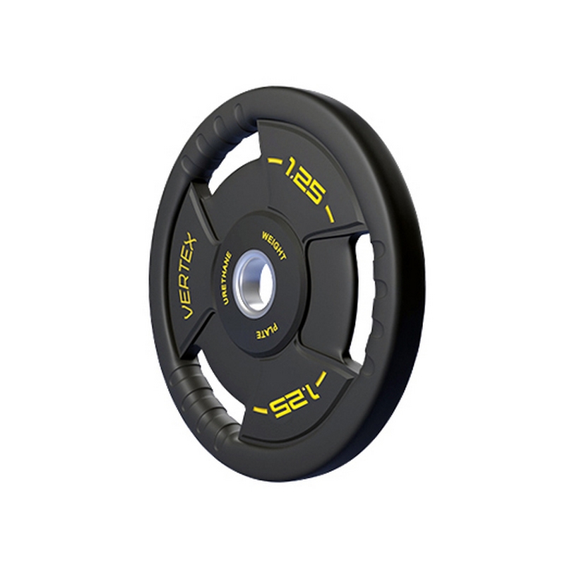 Диск полиуретановый d51мм, 1,25кг Vertex 91035A-1,25ВC чёрно-жёлтый