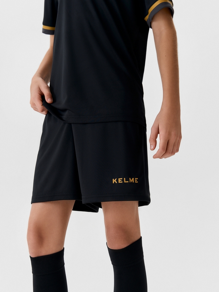 Детская футбольная форма Kelme Children's Short-sleeved Football Uniform Set 7451ZB3793-037 Black