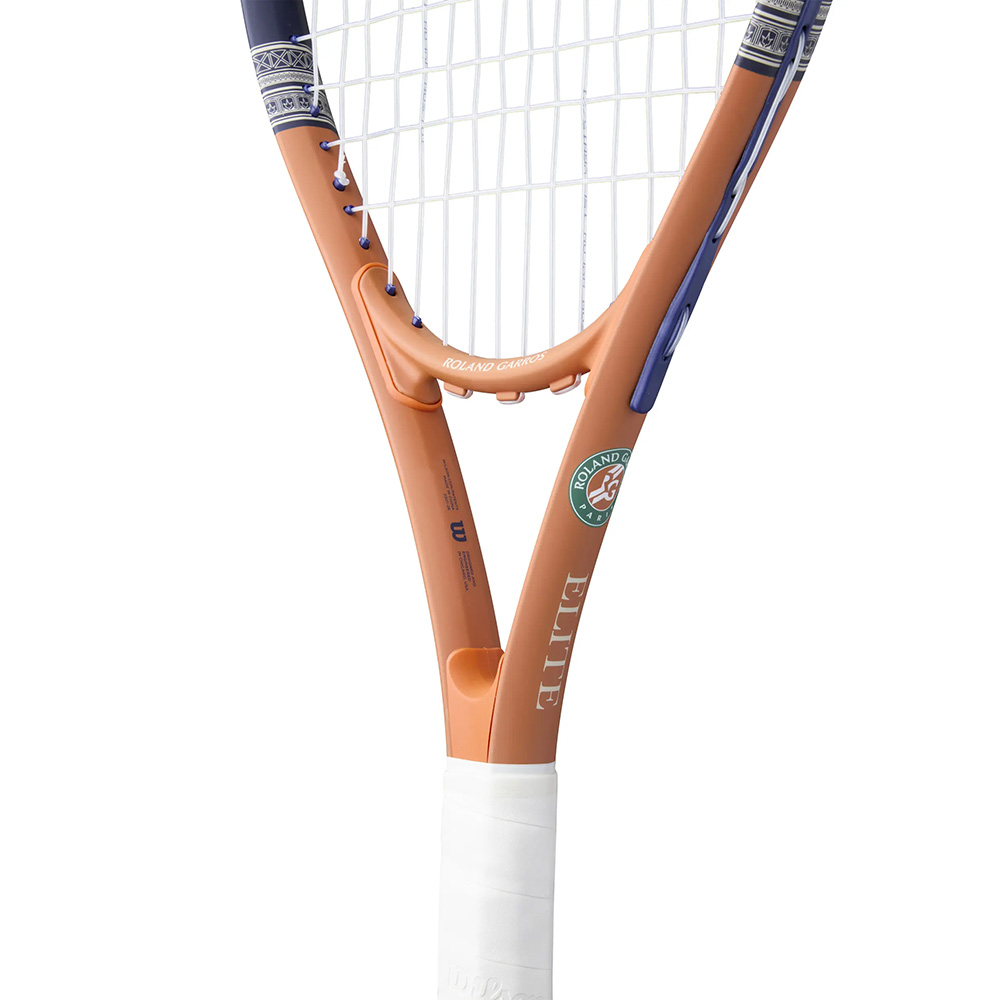 Ракетка для большого тенниса, алюминий, со струнами Wilson Roland Garros Elite Gr1 WR193210U1 оранжево-синий