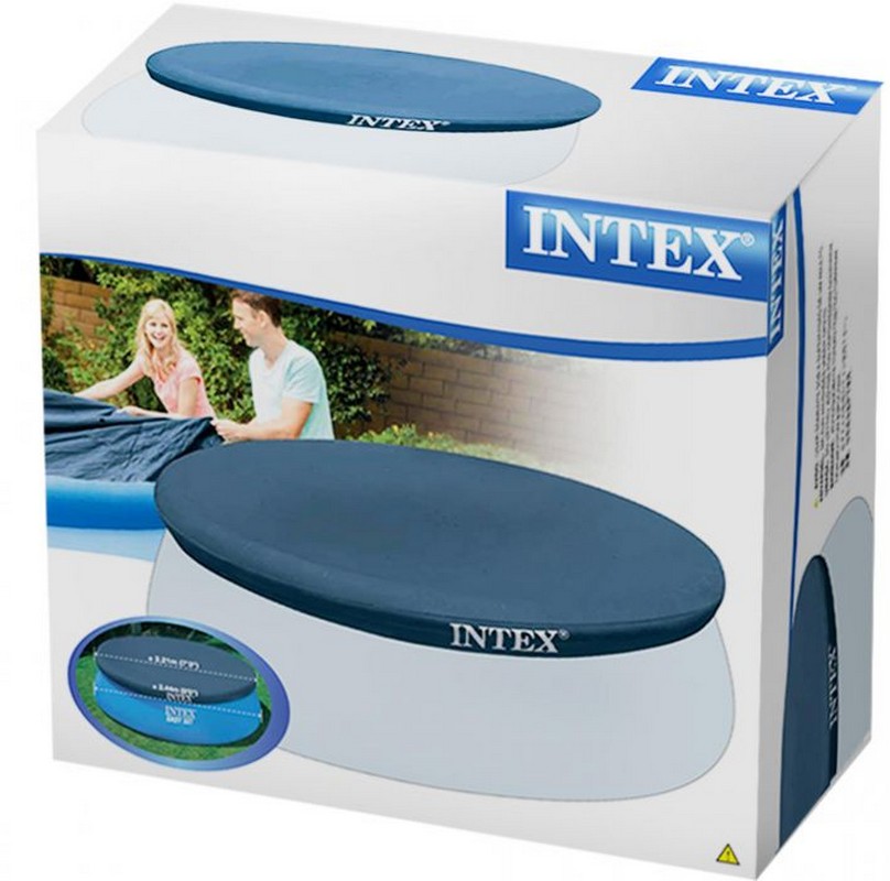 Тент для круглого надувного бассейна 305х305см intex 28021